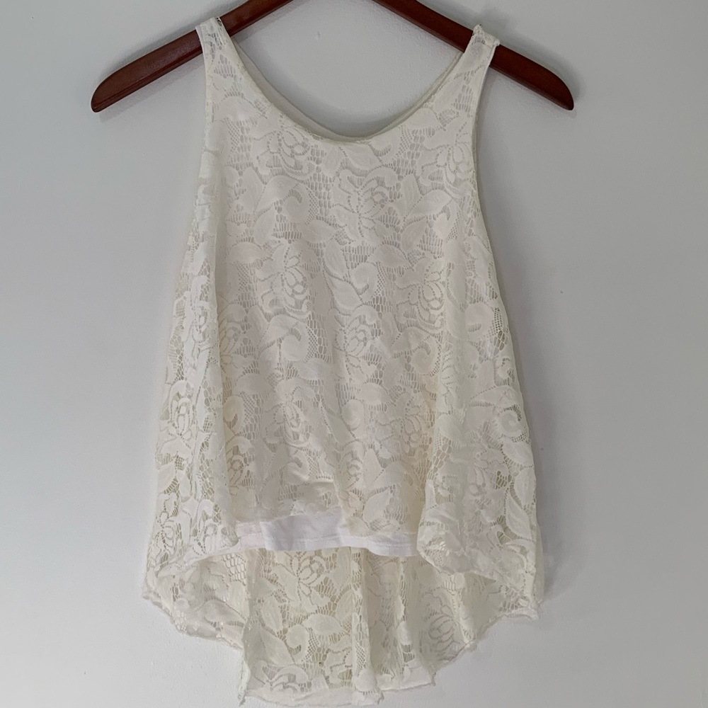 SHE Lace Layered Tank